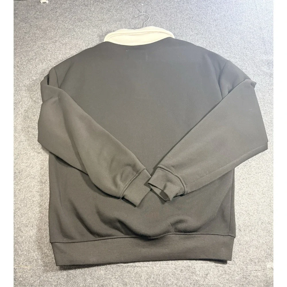 Brooklyn‎ Cloth Mfg. Co. New York Coffee Club Polo Sweatshirt Size S